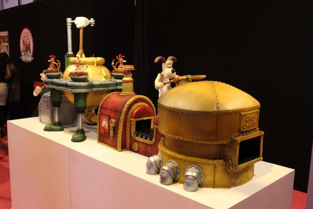 Wallace & Gromit cake
