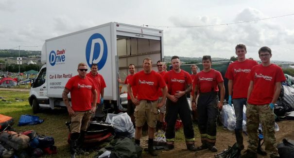 Dash Drive van at Glastonbury